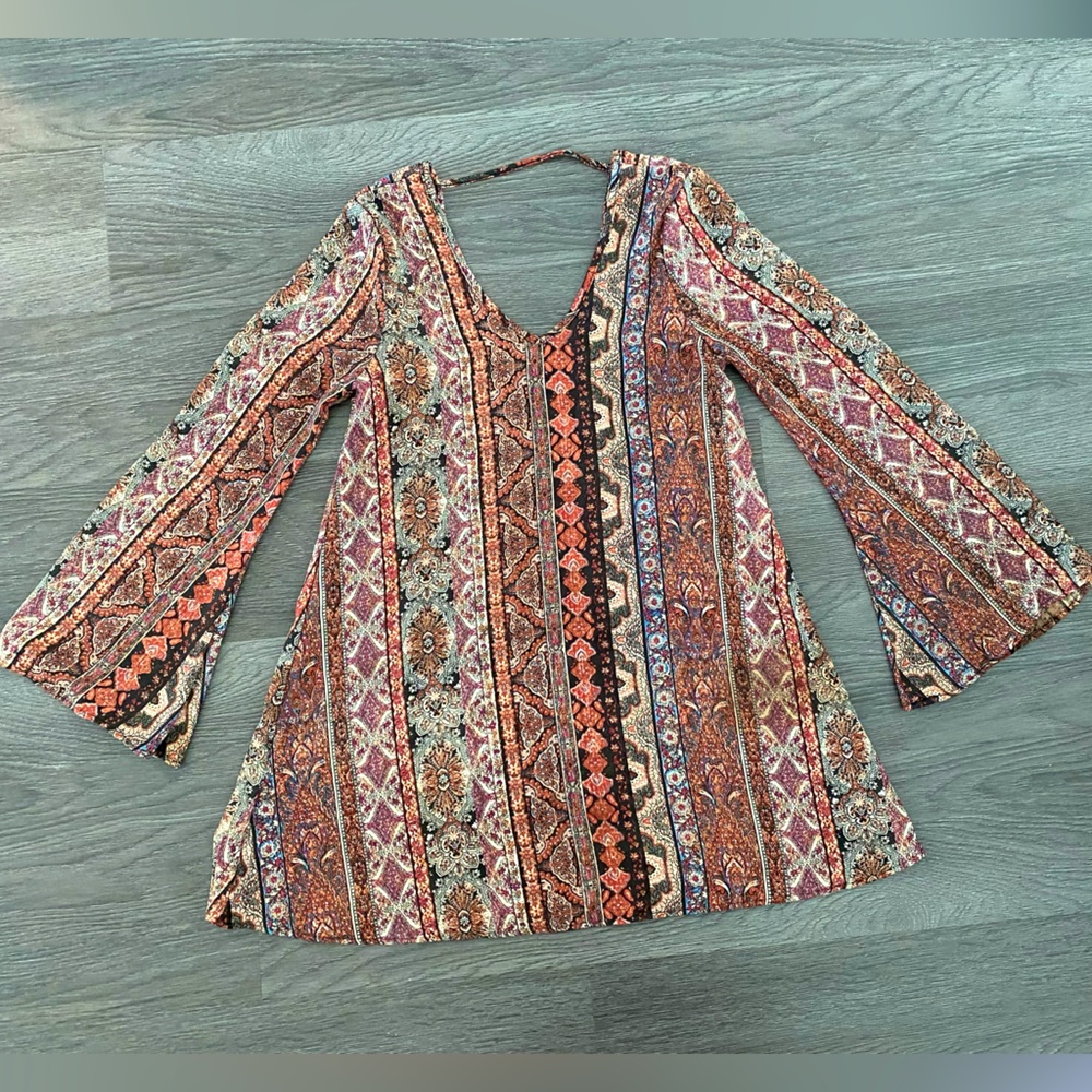 Funky cool bohemian style dress